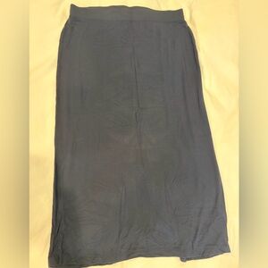 Vince Navy Maxi Skirt